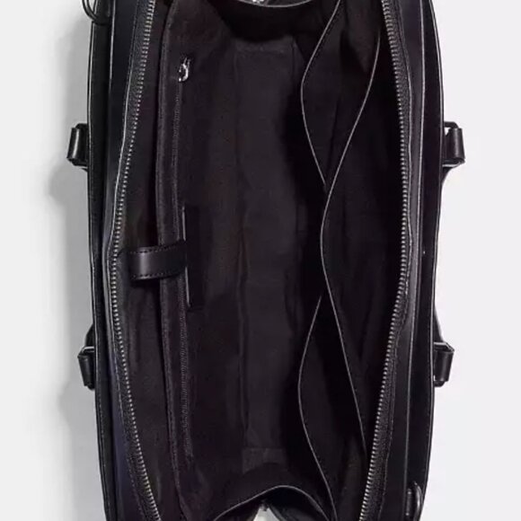 Coach NWT Graham Slim Black Briefcase - Picture 7 of 7